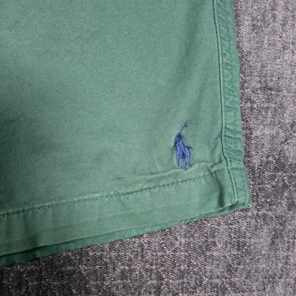 Polo Ralph Lauren Mens XLT Green Prepster Shorts Elastic Waist Cotton Twill Pony